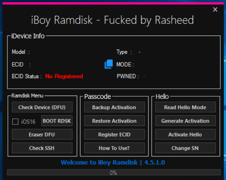 how to use iboy ramdisk