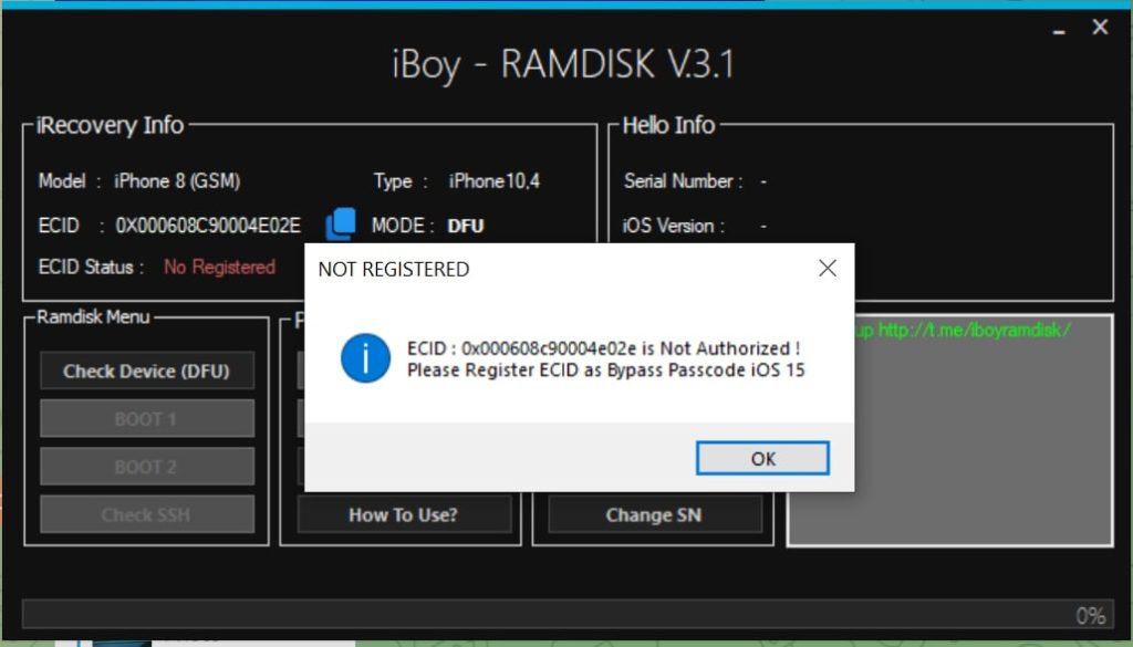 how to use iboy ramdisk